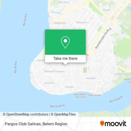 Pargos Club Salinas map