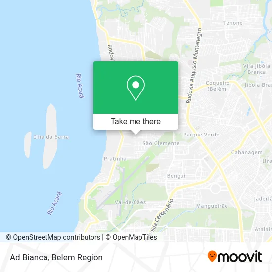 Ad Bianca map