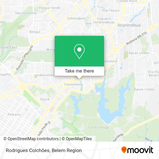 Rodrigues Colchões map