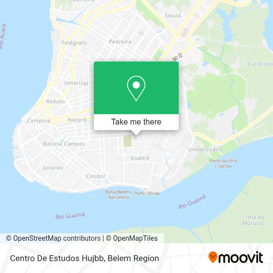 Centro De Estudos Hujbb map