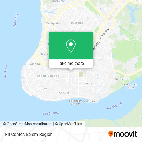 Fit Center map