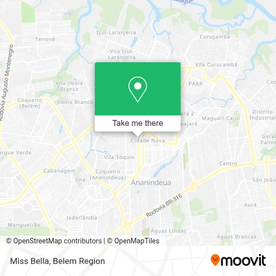 Miss Bella map