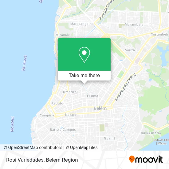 Rosi Variedades map