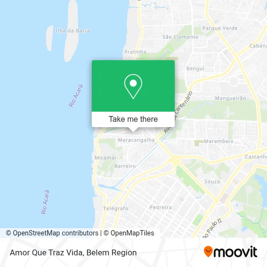 Amor Que Traz Vida map