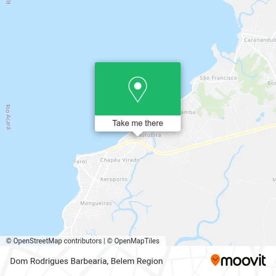 Dom Rodrigues Barbearia map