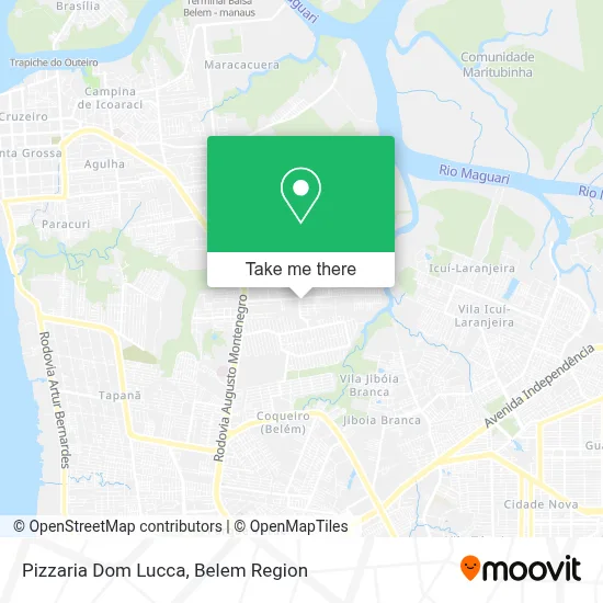 Pizzaria Dom Lucca map