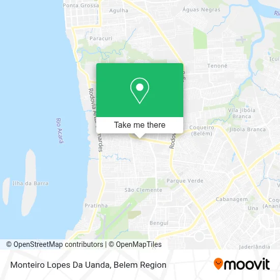 Monteiro Lopes Da Uanda map