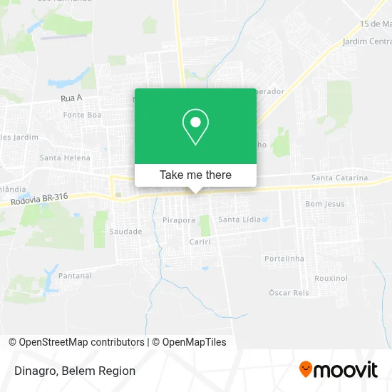 Dinagro map