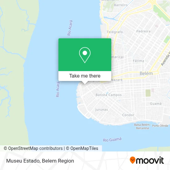 Museu Estado map