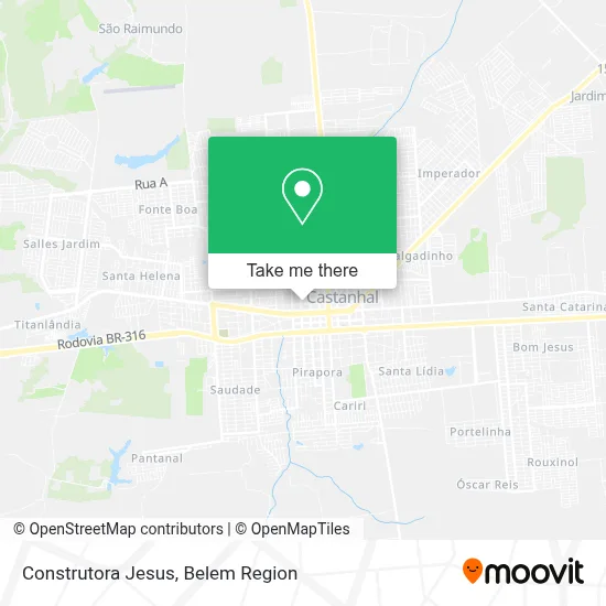 Construtora Jesus map