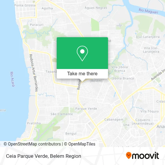 Ceia Parque Verde map