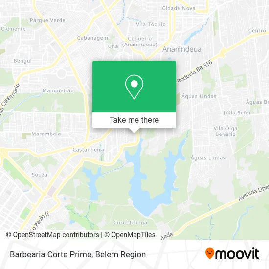 Barbearia Corte Prime map