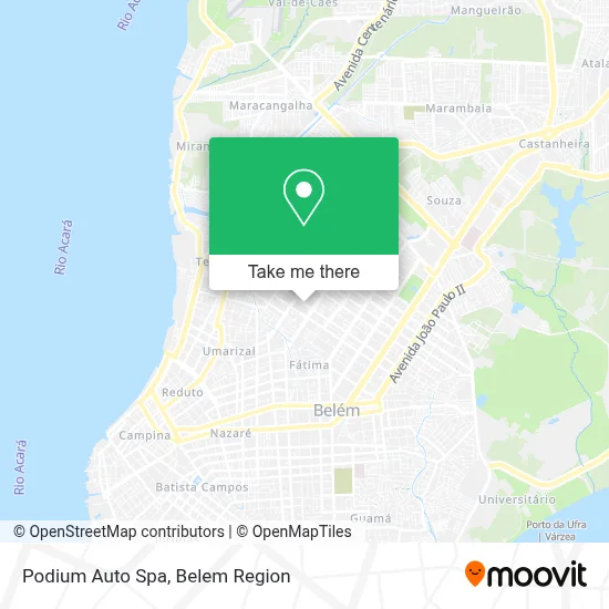 Podium Auto Spa map