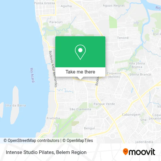 Intense Studio Pilates map