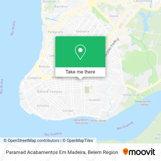 Paramad Acabamentos Em Madeira map