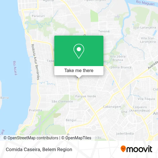 Comida Caseira map