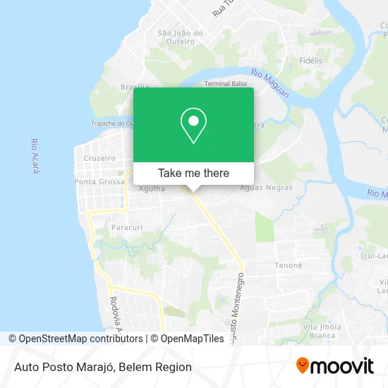 Auto Posto Marajó map