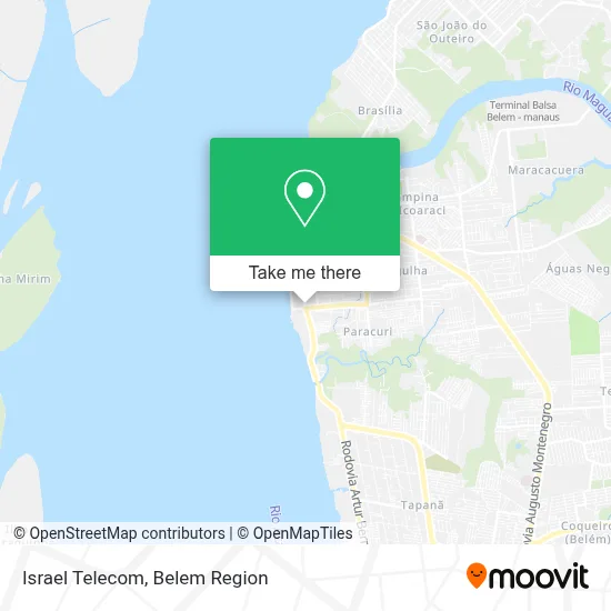 Israel Telecom map