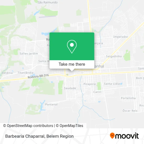 Barbearia Chaparral map