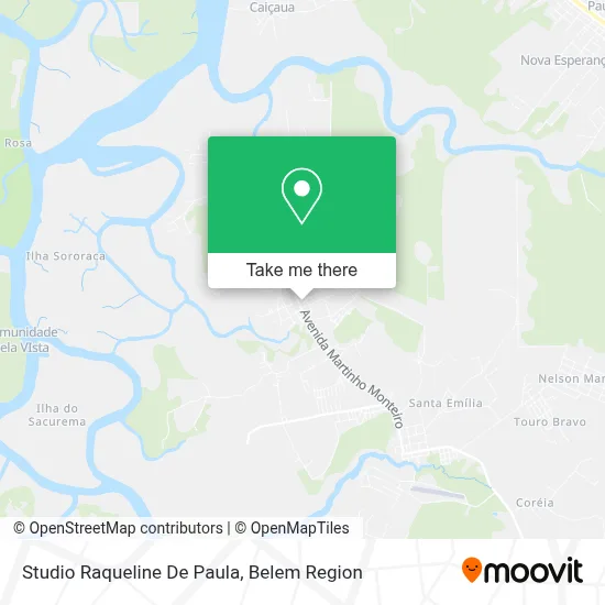 Studio Raqueline De Paula map