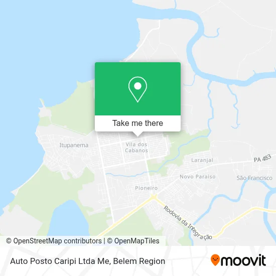 Auto Posto Caripi Ltda Me map