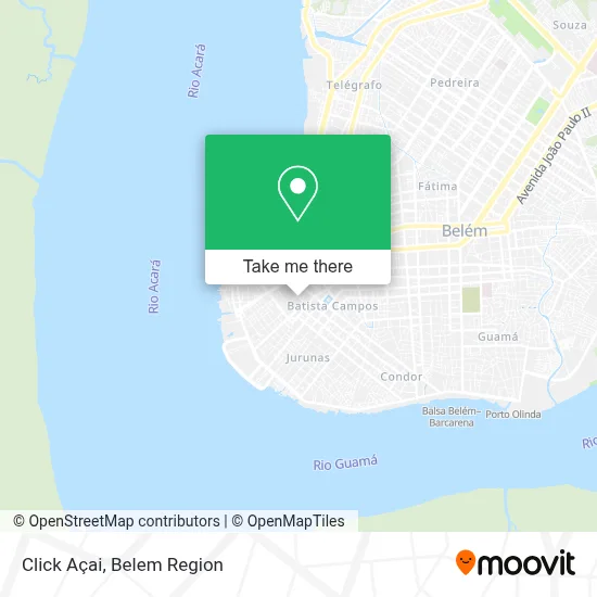 Click Açai map