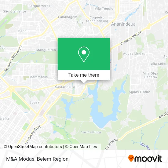M&A Modas map