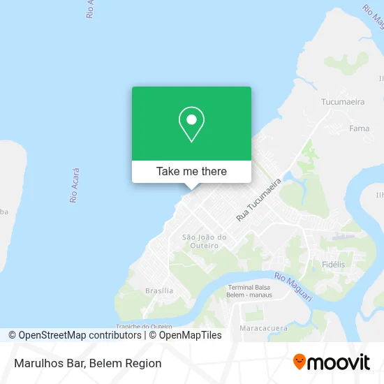 Marulhos Bar map