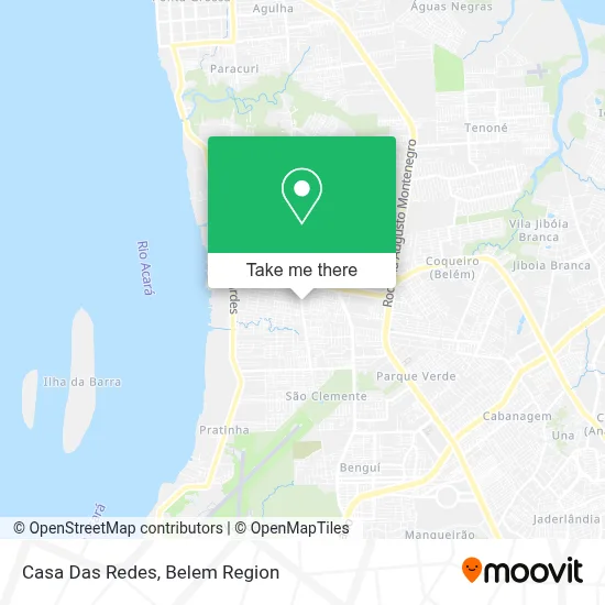 Casa Das Redes map