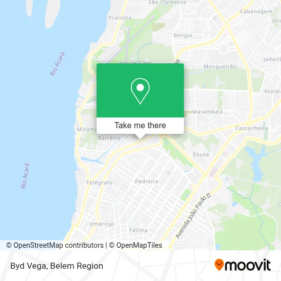 Byd Vega map