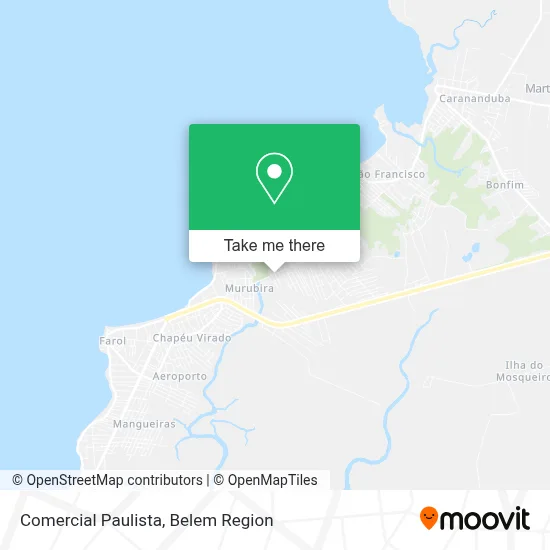 Comercial Paulista map