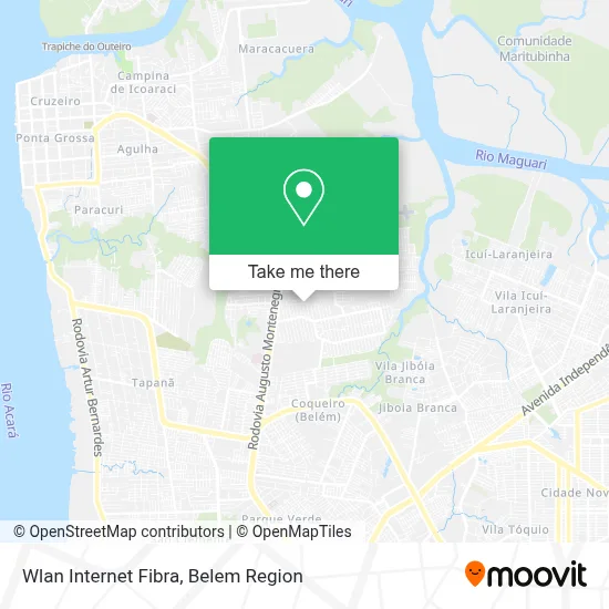 Wlan Internet Fibra map