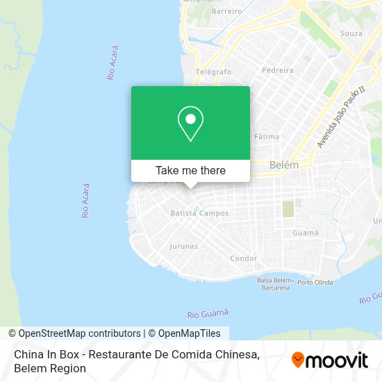 China In Box - Restaurante De Comida Chinesa map