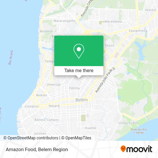 Amazon Food map