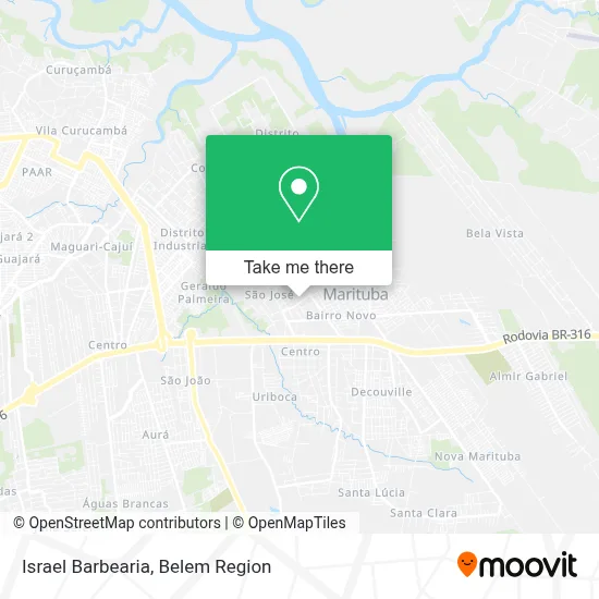 Israel Barbearia map