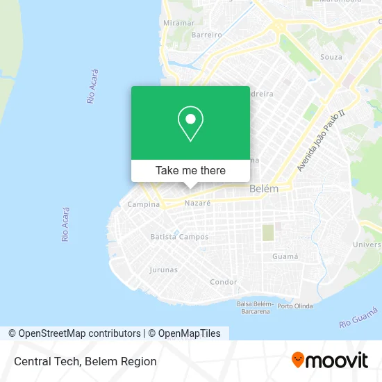 Central Tech map