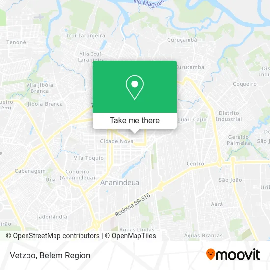 Vetzoo map
