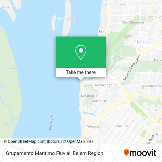 Grupamento Maritimo Fluvial map