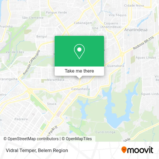 Vidral Temper map