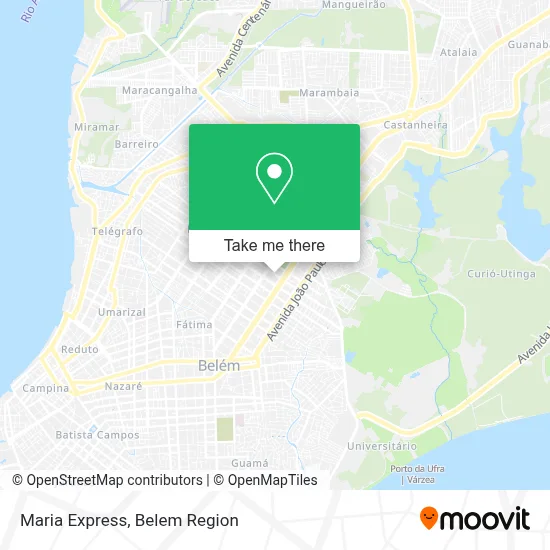 Maria Express map
