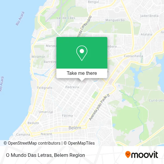 O Mundo Das Letras map