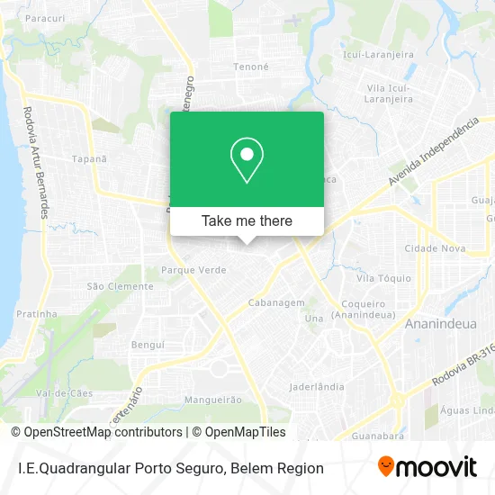 I.E.Quadrangular Porto Seguro map