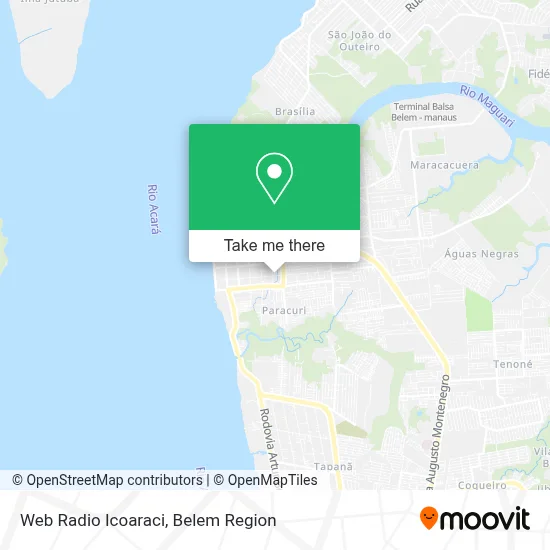 Web Radio Icoaraci map