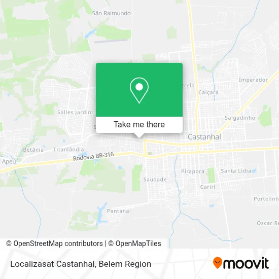 Localizasat Castanhal map