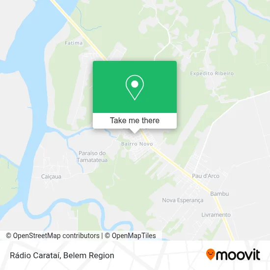 Rádio Carataí map