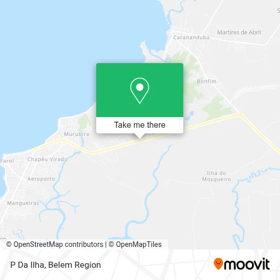 P Da Ilha map