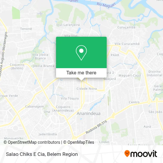 Salao Chiks E Cia map