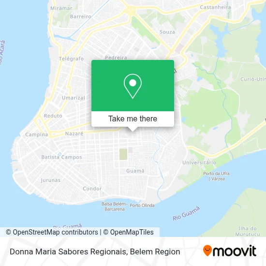 Donna Maria Sabores Regionais map