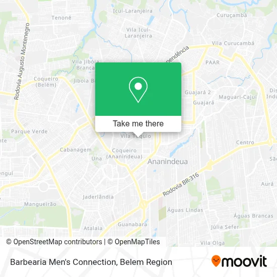 Barbearia Men's Connection map