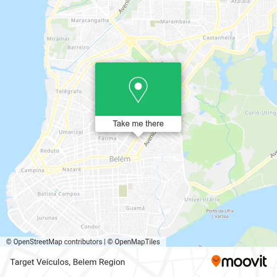 Target Veículos map